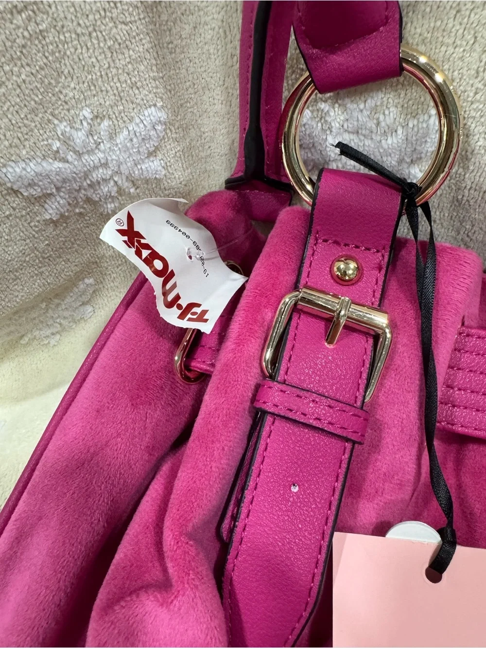 Juicy couture, hot Pink  Studded Tote Bag..NWT